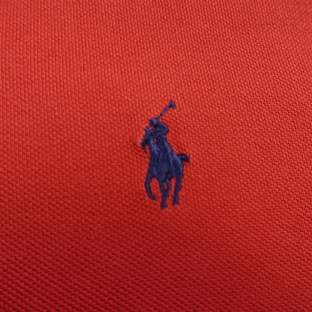Ralph‎ Lauren Polo Shirt Mens 4XLT Red USA Flag Pony Logo Short Sleeve Golf NYC